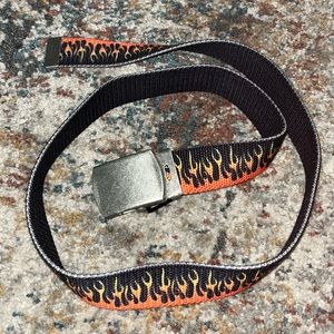 Brandy Melville Flames Fire Seatbelt Belt (37 inches long)